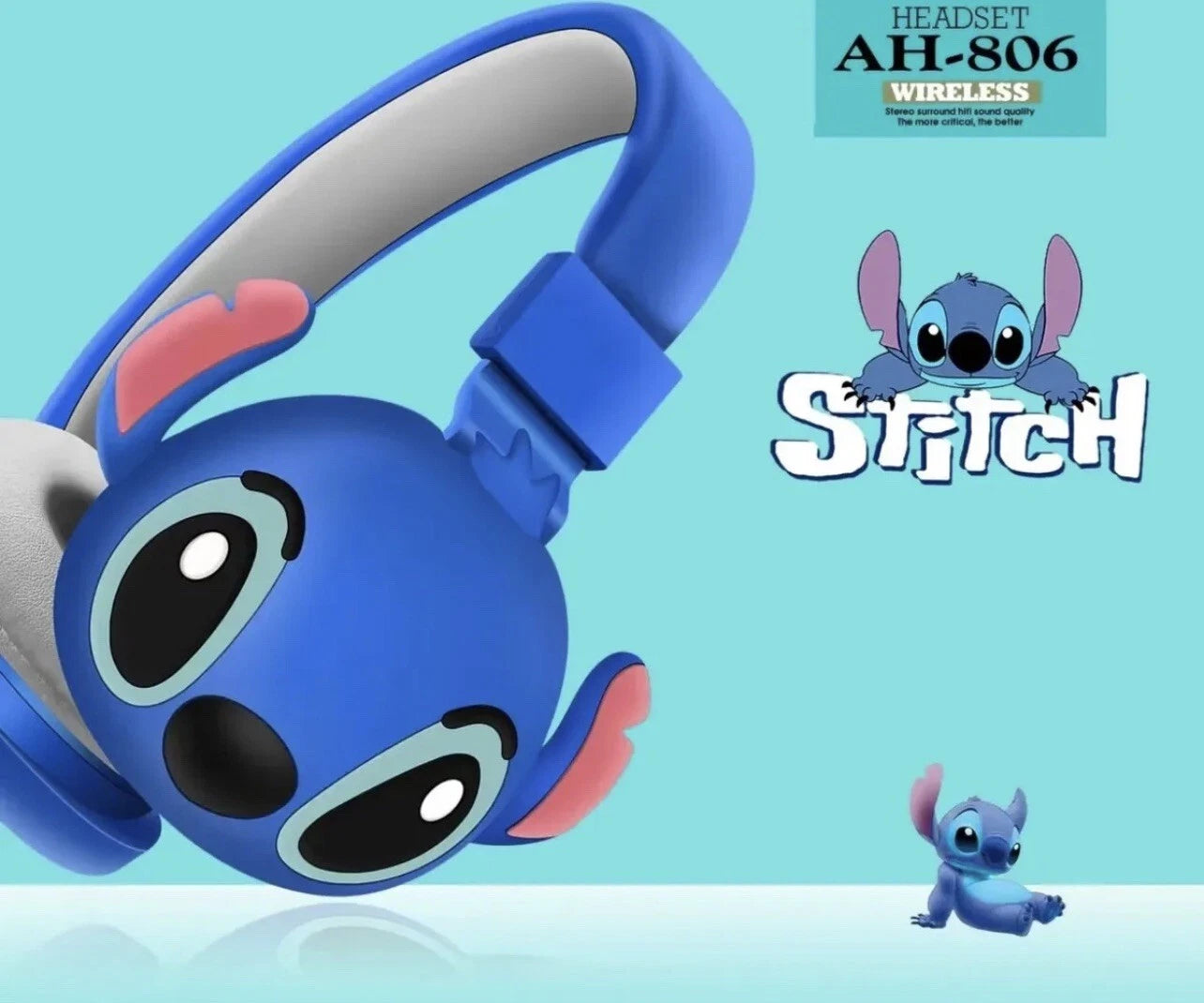 Immersive Wireless Over-Ear Headphones with Noise Cancellation and Built-in Mic